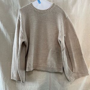 Zara Wool Sweater with open sleeves